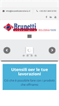 Mobile Screenshot of brunettiutensileria.it